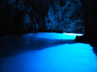 Blue cave tour split