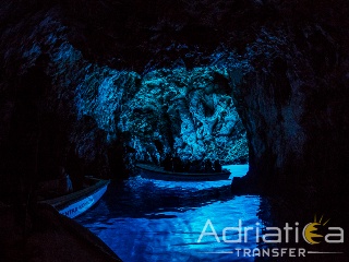 Blue cave boat tour