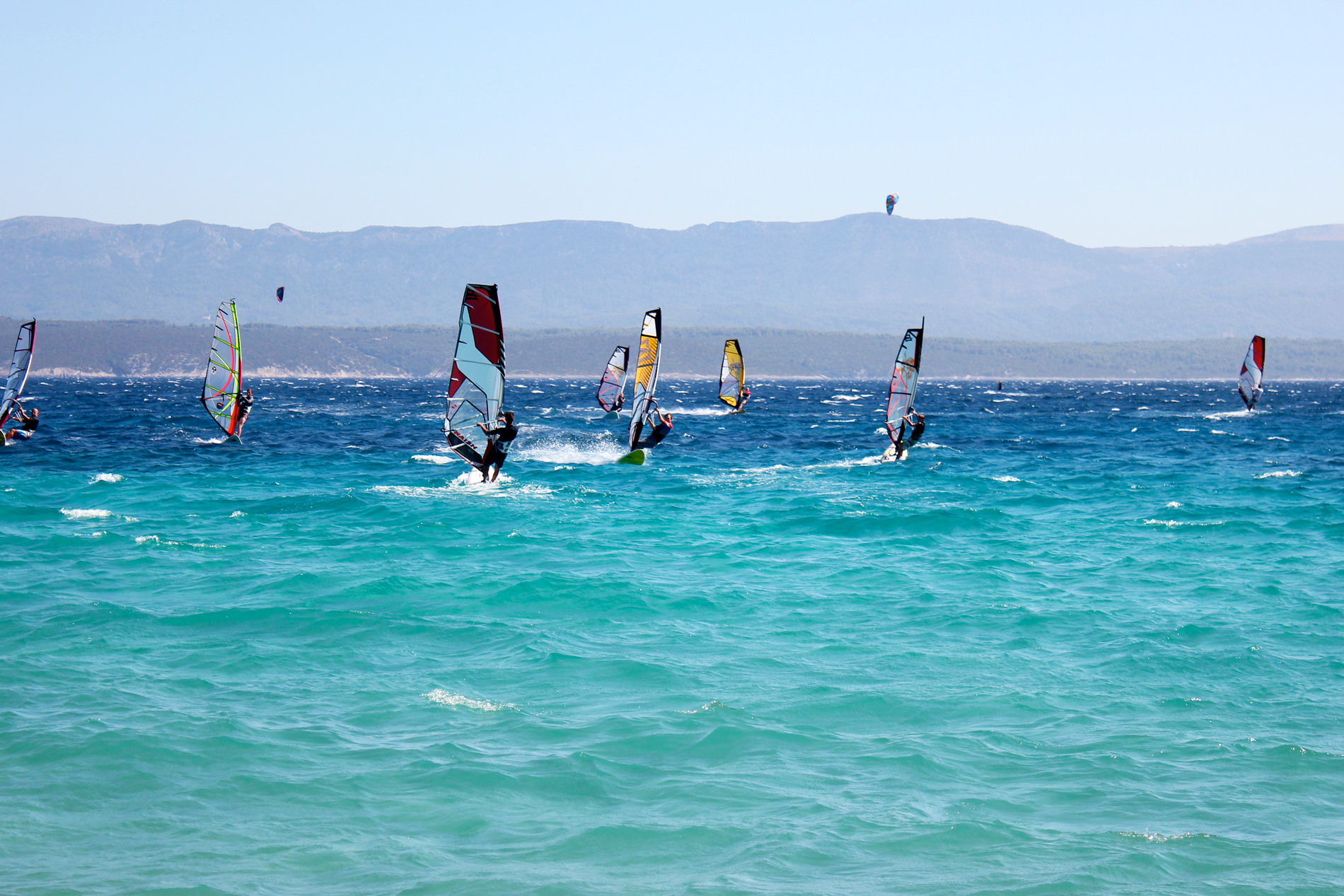 windsurfers croatia bol